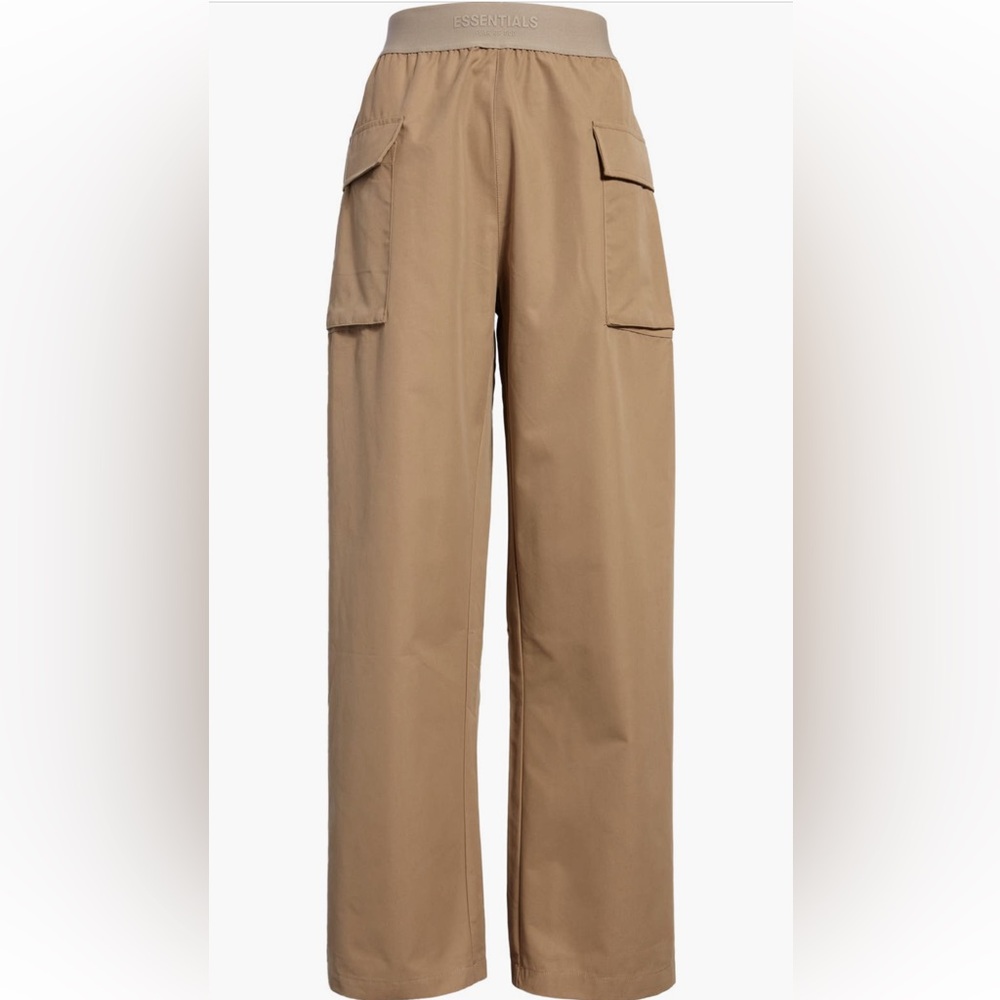 Fear of God Essentials Straight Leg Cotton Blend Cargo Pants Sz Medium Women’s